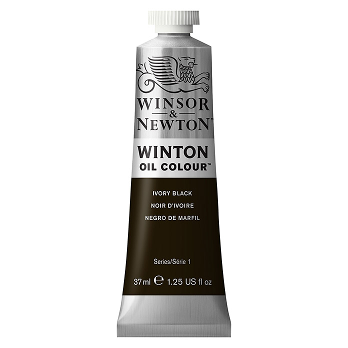 Winsor & Newton Winton Ölfarbe Elfenbein Schwarz