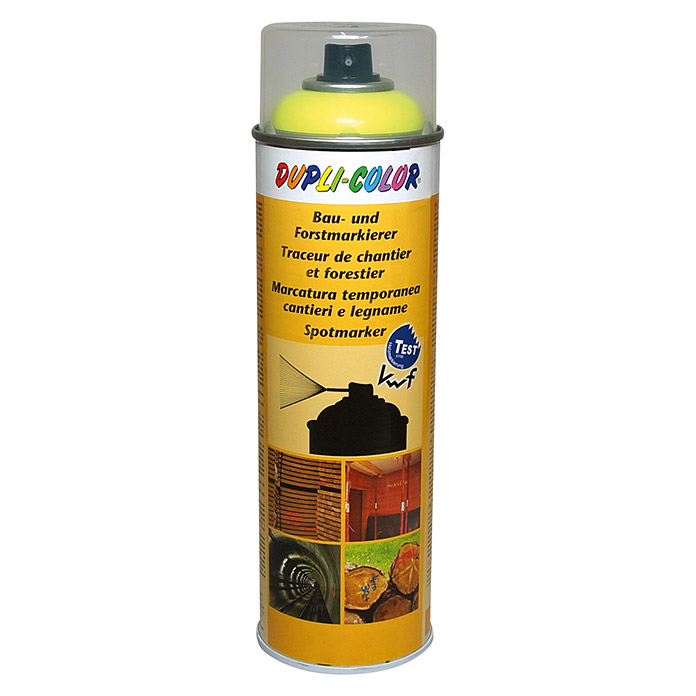 DUPLI-COLOR Spray per marcature forestali e di cantiere giallo fluo