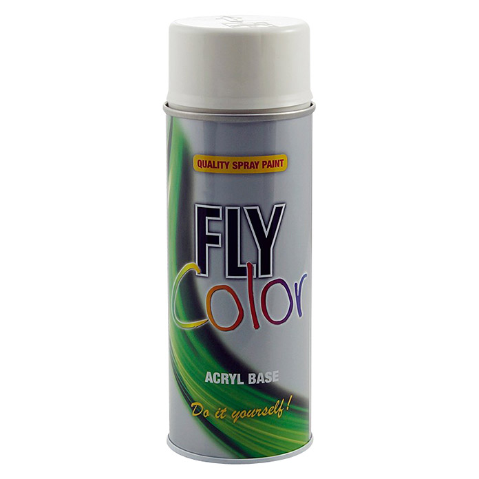 Laque en aérosol Fly Color blanc pur RAL 9010