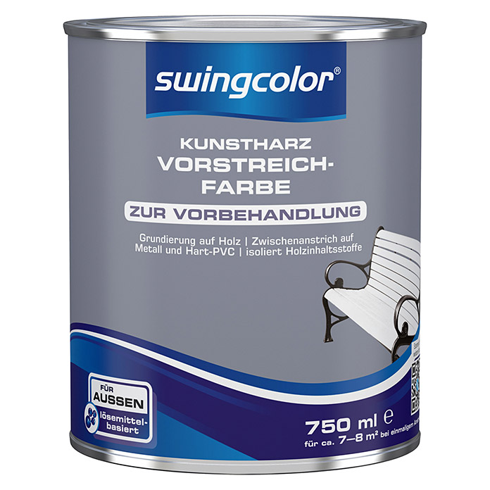 swingcolor Kunstharz Vorstreichfarbe Weiss