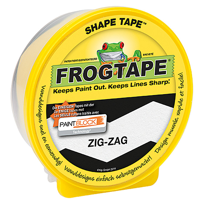 FROGTAPE Shape Malerabdeckband Zig-Zag 