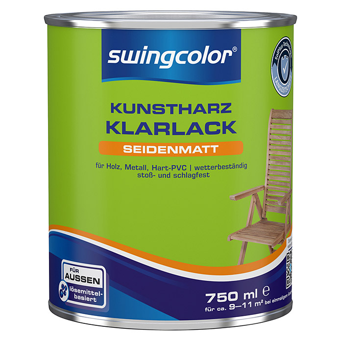 swingcolor Kunstharz Klarlack seidenmatt
