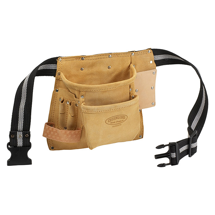 Multi Pocket Leder Nageltasche Werkzeug Gürteltasche Bauschraube Tasche
