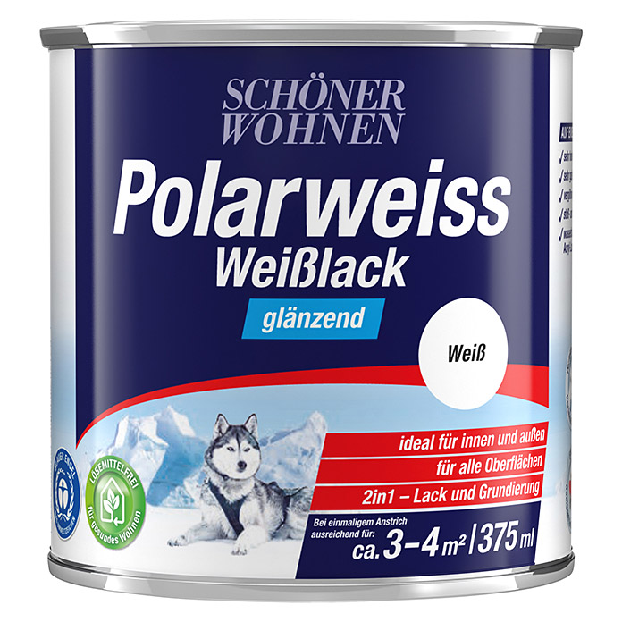 SCHÖNER WOHNEN  Polarweiss laque blanche