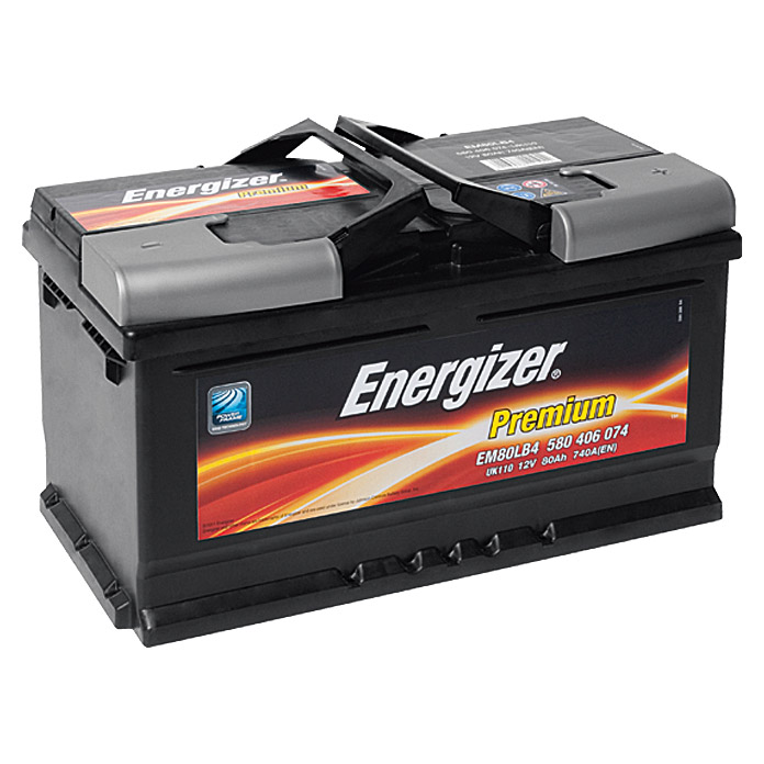 ENERGIZER Batterie de voiture Premium EM80-LB4 (80 Ah, 12 V, type de  batterie: plomb)
