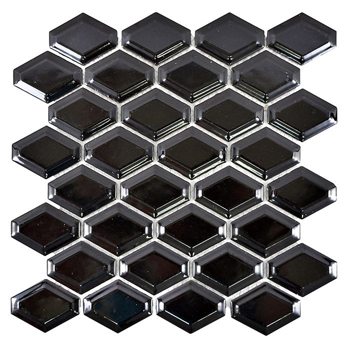 Piastrella per mosaico Diamant CG MD 5BG nero