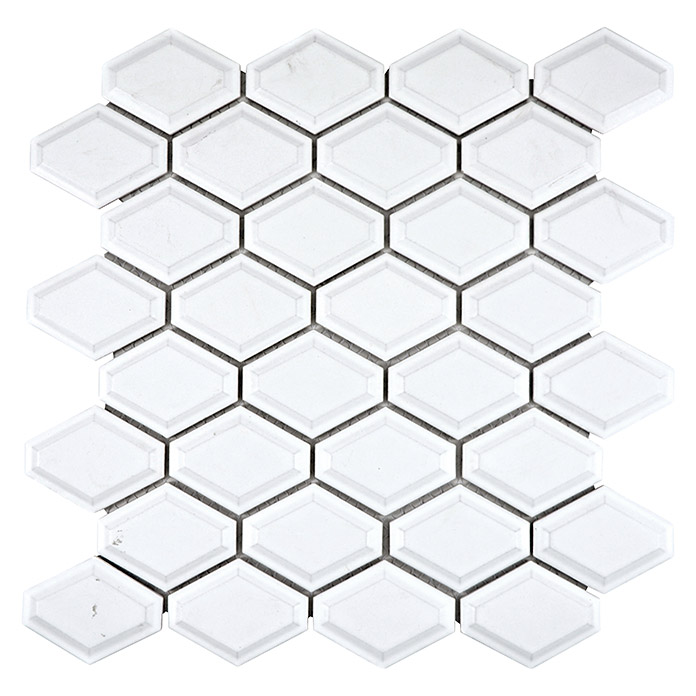 Piastrelle di mosaico Diamant CG MD 1WG Bianco