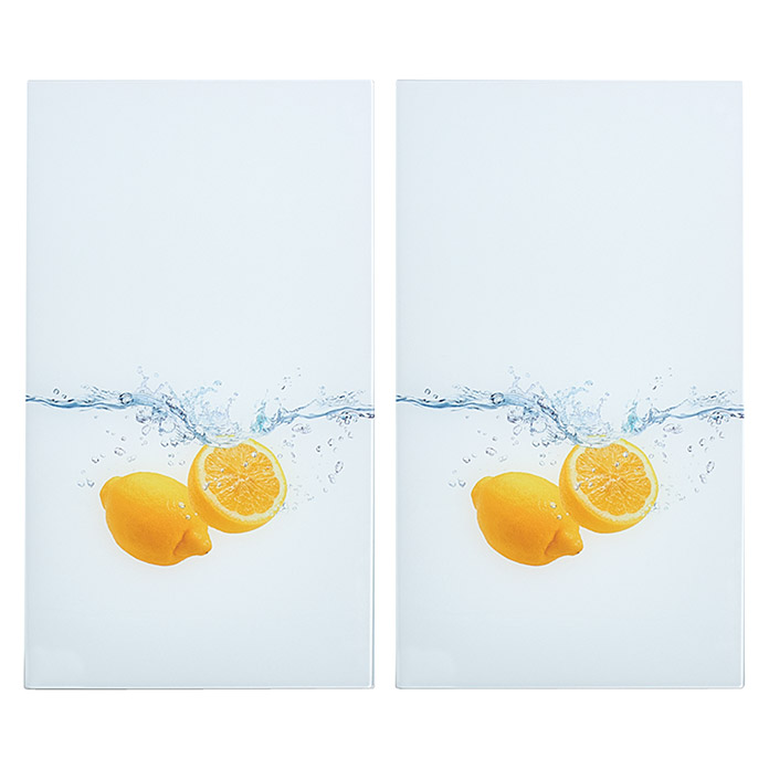 Herdabdeck- und Schneideplatten Lemon Splash