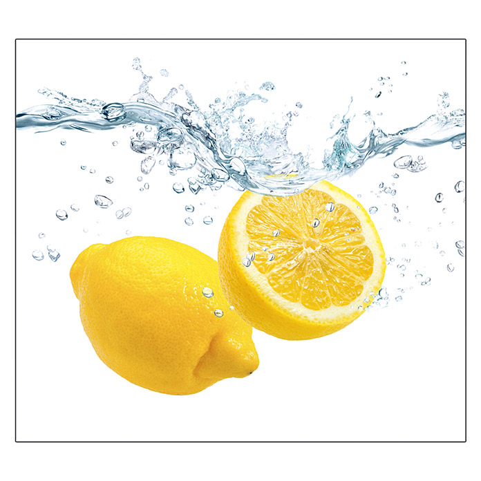 Herdblende-/Abdeckplatte Lemon Splash