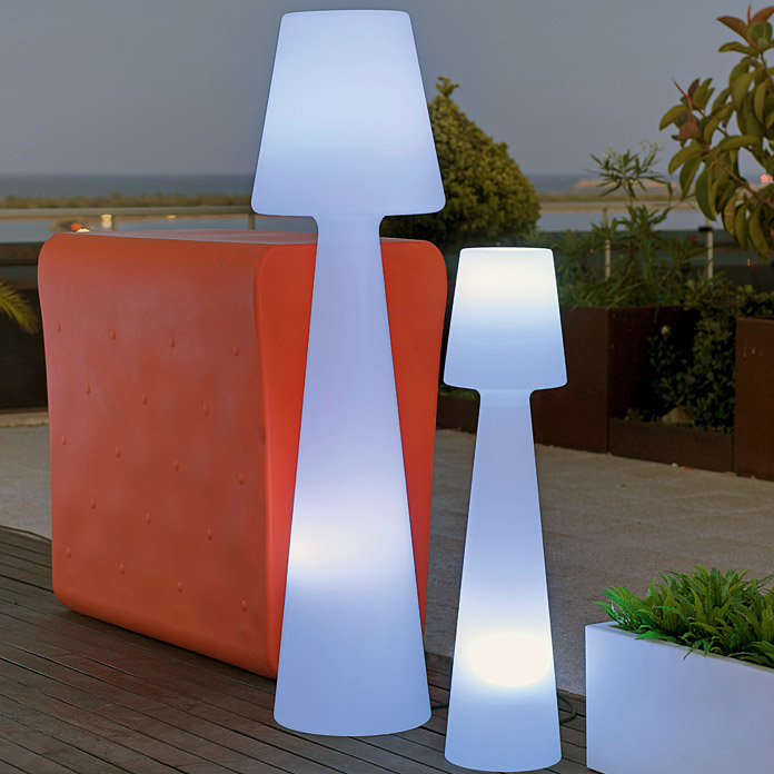 Lampe d'extérieur Lola (H: 110 cm, blanc chaud, classe d'efficacité  énergétique: A+)