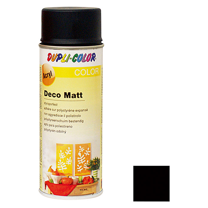 DUPLI-COLOR Deco Matt Acryllackspray RAL 9005