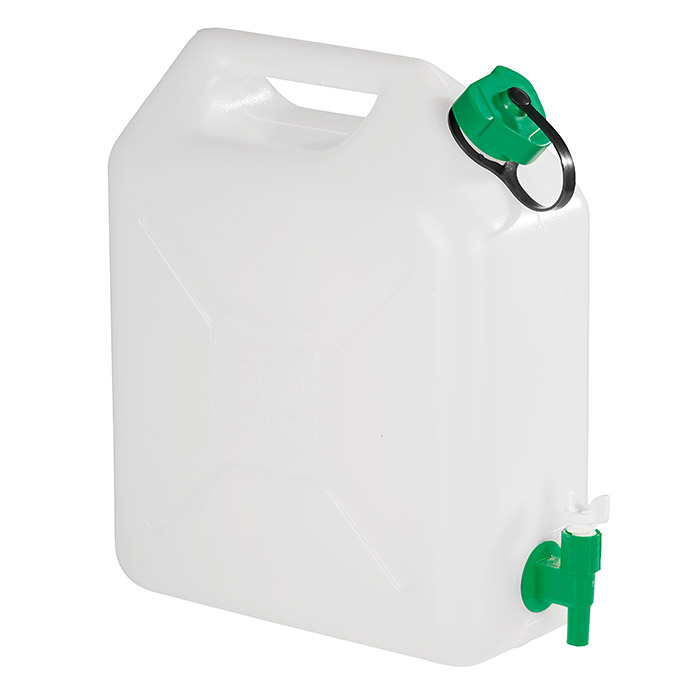 Wasserkanister 10 bis 20 Liter mit Hahn Seifenbehälter Camping
