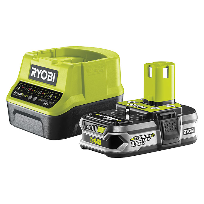 RYOBI ONE+ Set di base batteria + caricabatterie RC18120-115 