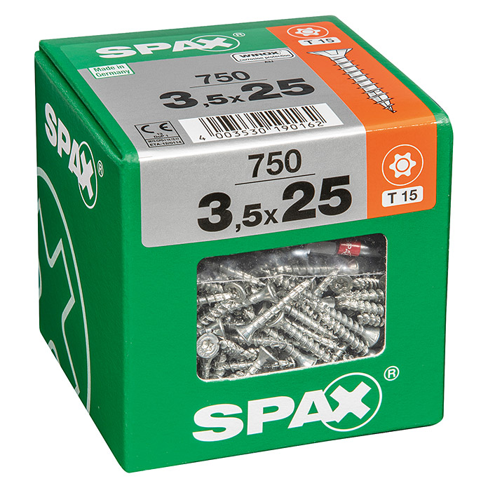 SPAX Vis universelle T-Star plus Ø x L: 3.5 x 25 mm
