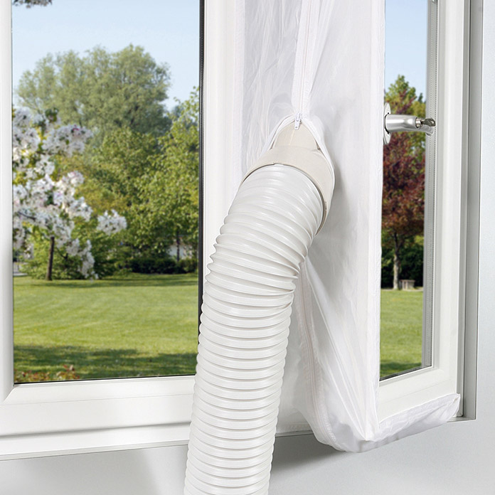 Joint d'étanchéité pour fenêtre d'arrêt d'air chaud XL (largeur : 60 cm,  circonférence : 4 m, blanc)