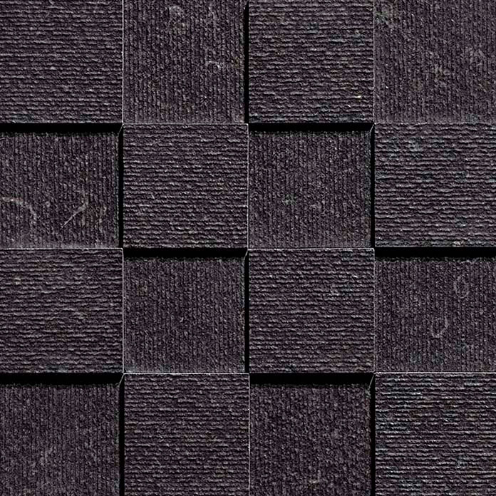 Carrelage en mosaïque Seastone noir 3D