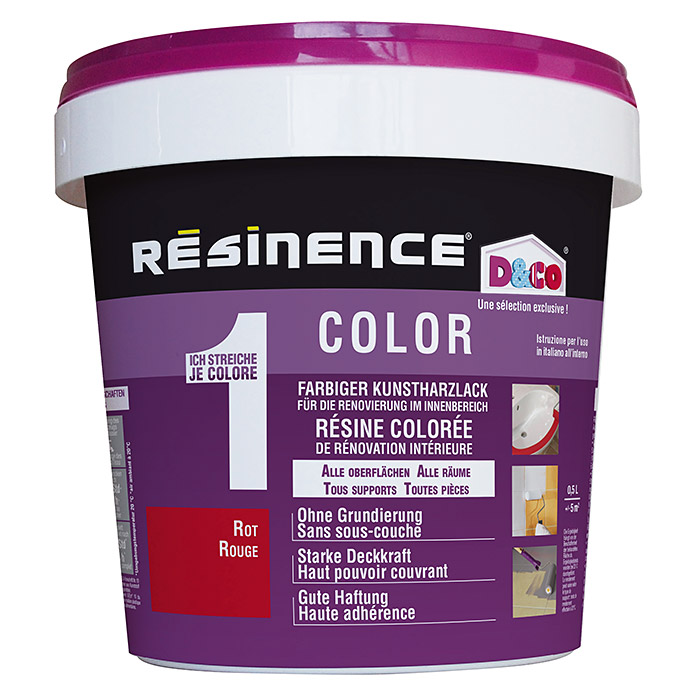 Peinture à la résine synthétique de couleur Résinence Color