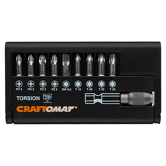 Jeu d'embouts Craftomat Stainless