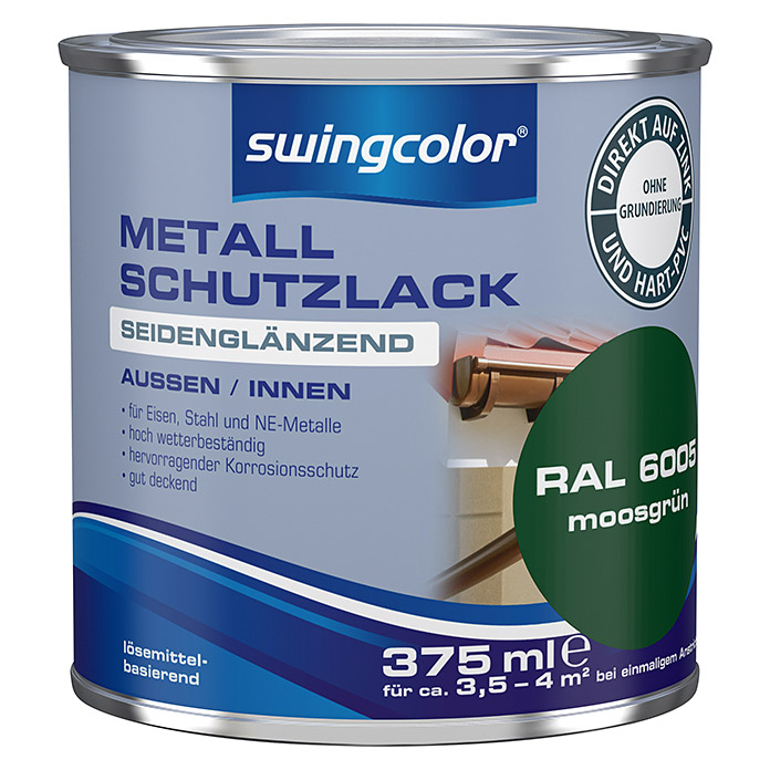 swingcolor Metallschutzlack Moosgrün