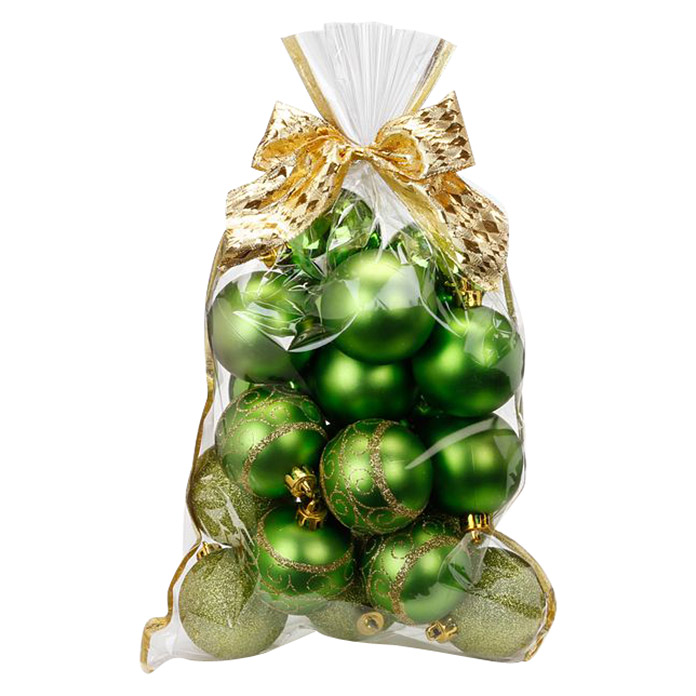 Palle di Natale verde 6 cm