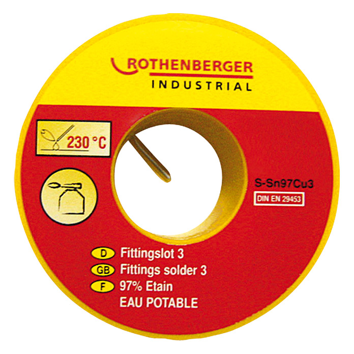 Rothenberger Fittingslot 3 Sn97Cu3