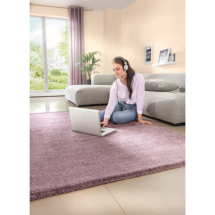 Teppich Softtouch Pastel Purple 150 x 80 cm
