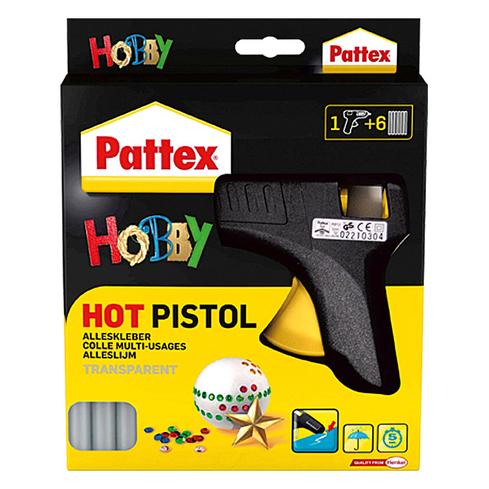 Pattex Pistola per incollaggio a caldo Hobby