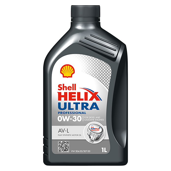 Shell Helix Ultra Professional AV-L Motorenöl (0W-30, 1 l)