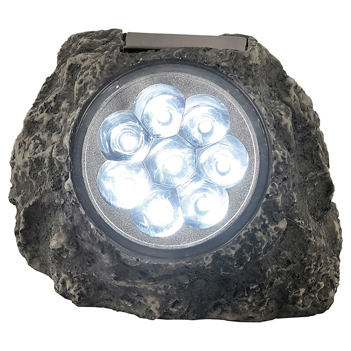 GLOBO Lampada solare a forma di pietra 