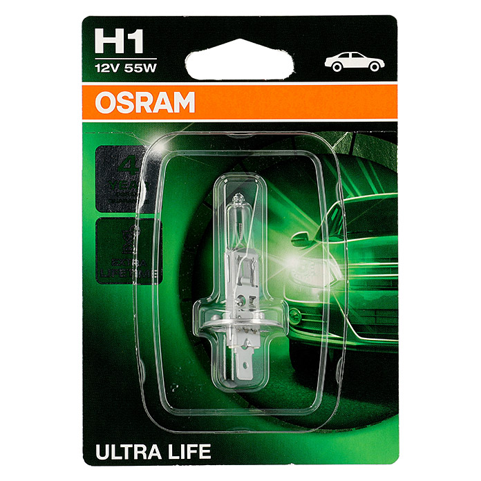 OSRAM Ultra Life Halogen Leuchtmittel H1
