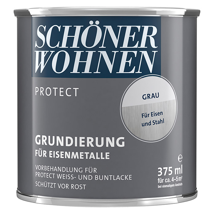 SCHÖNER WOHNEN PROTECT sous-couche de métal gris