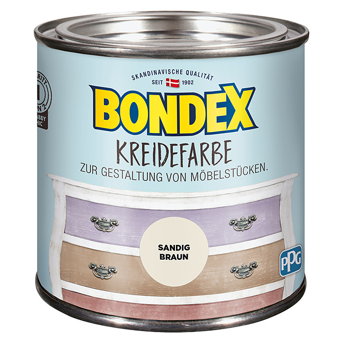 BONDEX Kreidefarbe sandig Braun