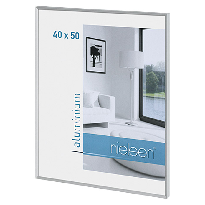 Nielsen Pixel Bilderrahmen Silber 40 x 50 cm