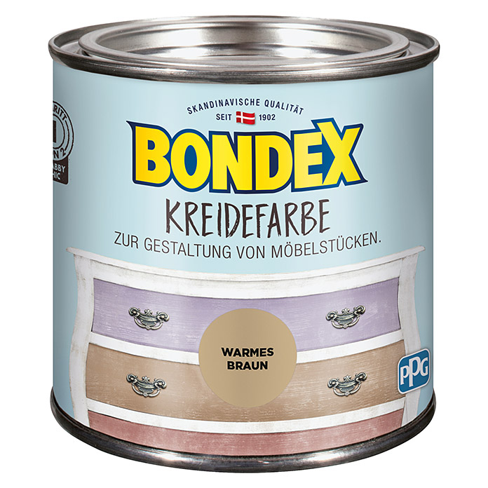BONDEX Kreidefarbe warmes Braun
