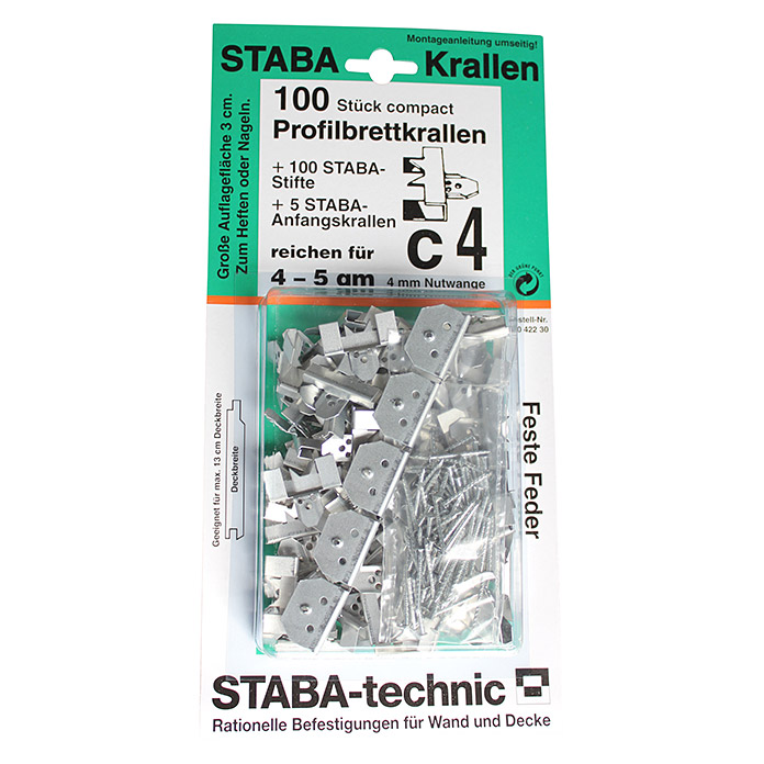 STABA Profilbrettkrallen C 4 