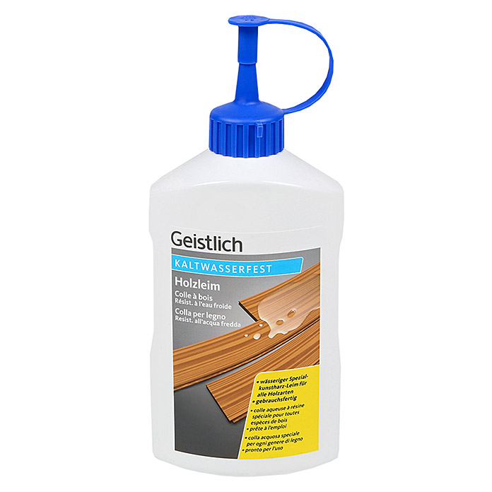 Colle à bois Geistlich résistante à l'eau froide