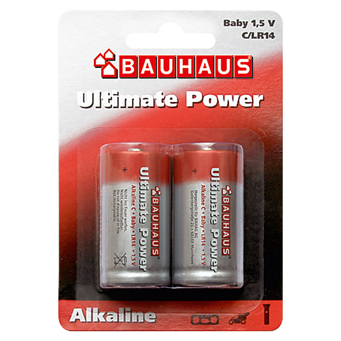 Pile BAUHAUS Ultimate Power Baby C