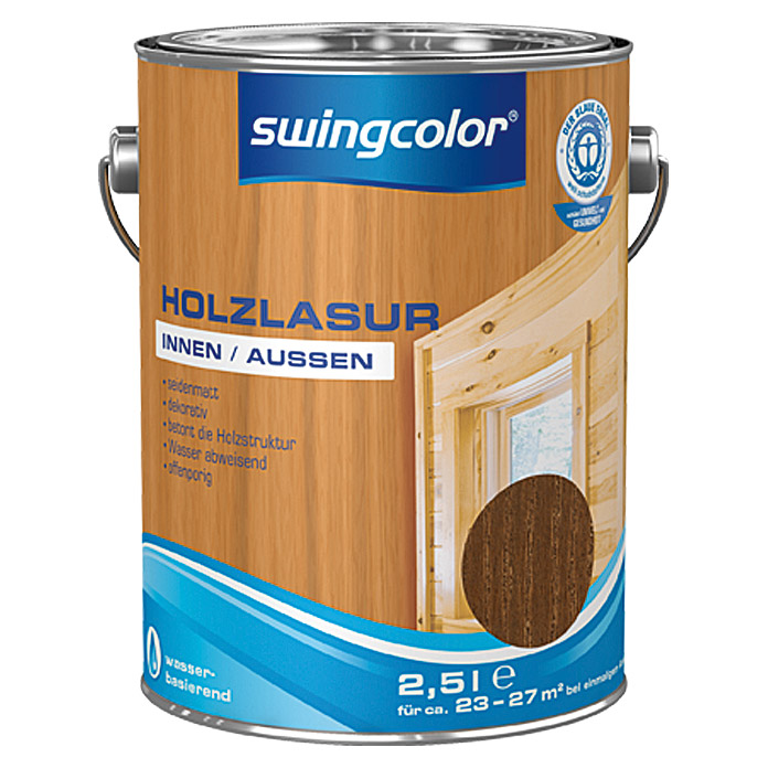 swingcolor Holzlasur Nussbaum