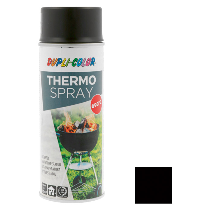 DUPLI-COLOR Spray thermique noir