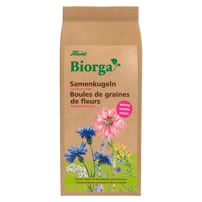 Hauert Biorga Samenkugel Feen Blüte