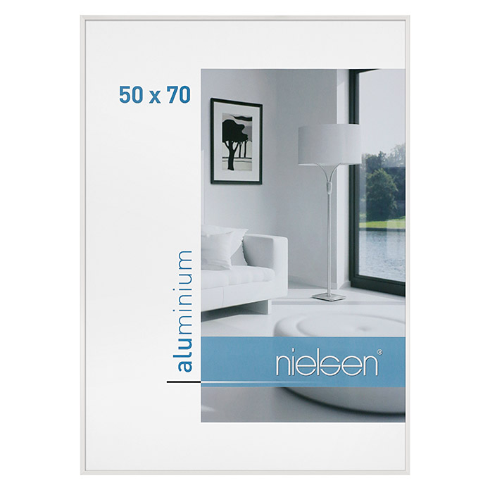 Cadre photo Nielsen Pixel blanc 50 x 70 cm