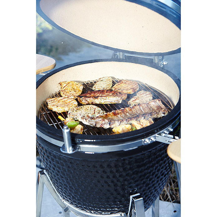 buschbeck Barbecue en céramique Kamado XL Noir