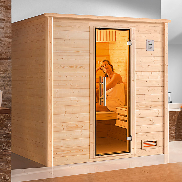 weka Sauna in legno massello Bergen 1 GT