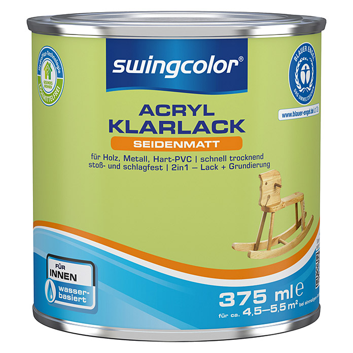 swingcolor Acryl Klarlack seidenmatt