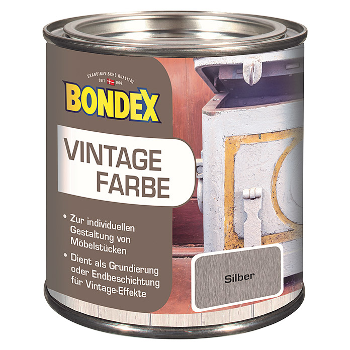 BONDEX Vintage Farbe Silber
