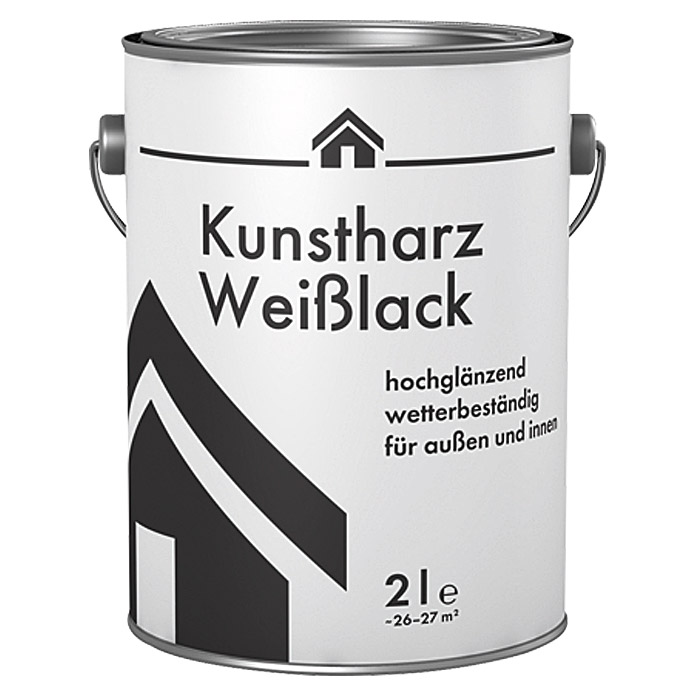 Kunstharz-Weisslack