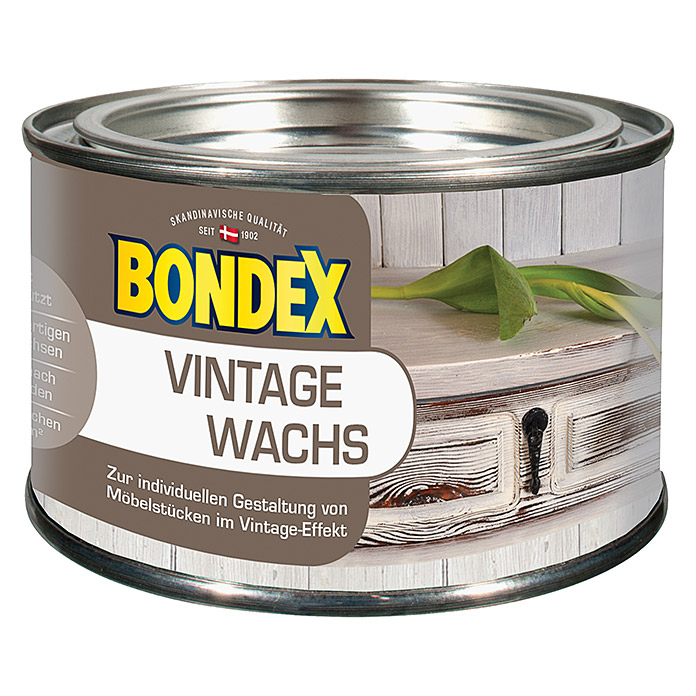 BONDEX Vintage Wachs Kreideweiss