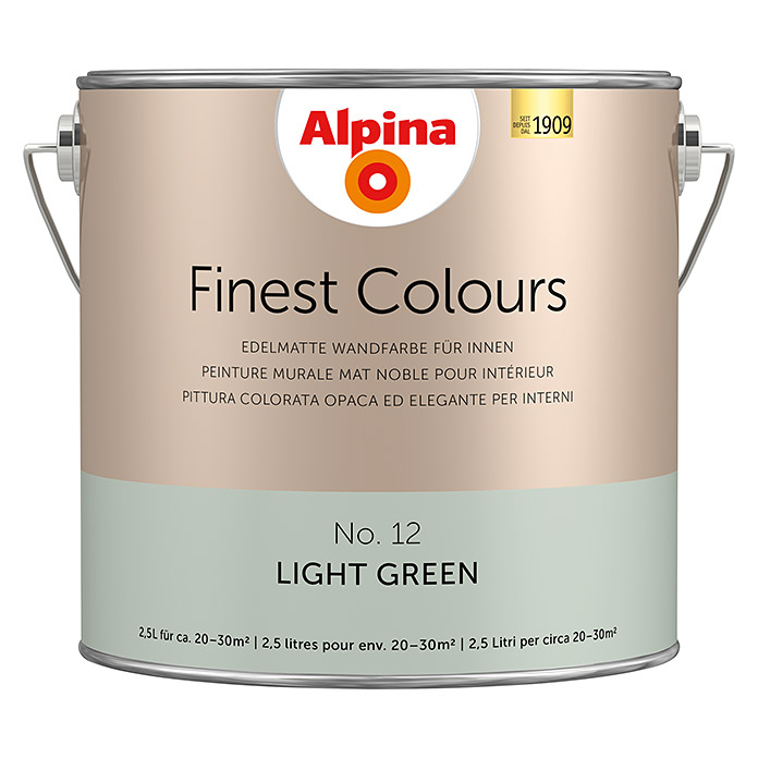 Alpina Finest Colours Pittura murale Light Green
