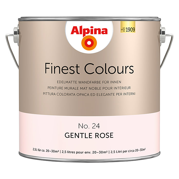 Alpina Finest Colours Pittura murale Gentle Rose