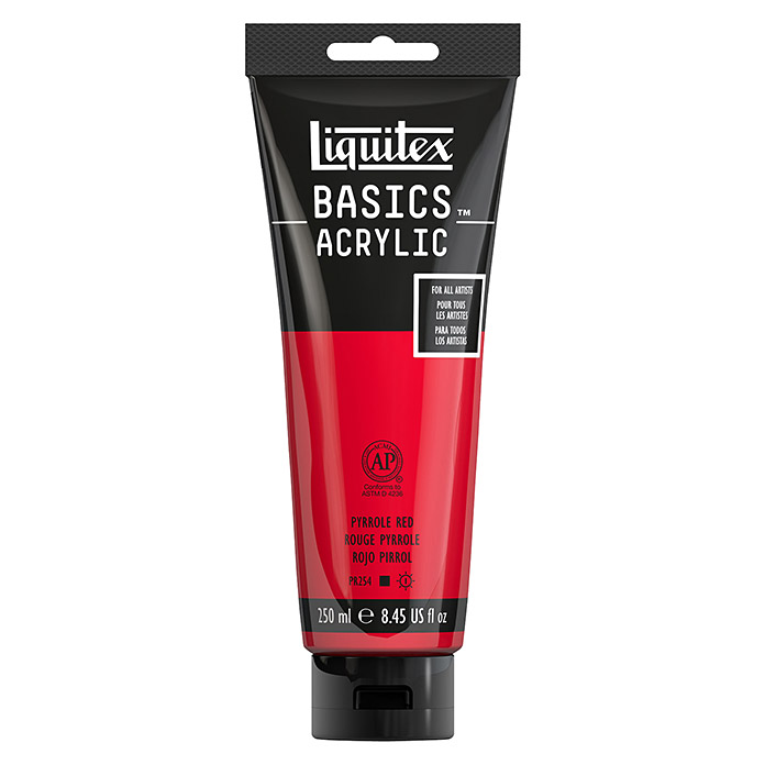 Liquitex Basics peinture acrylique rouge pyrrole